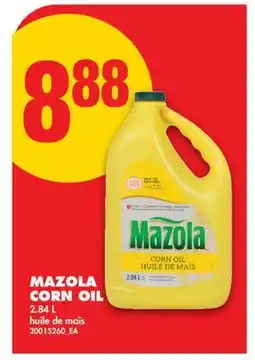 No Frills MAZOLA CORN OIL offer