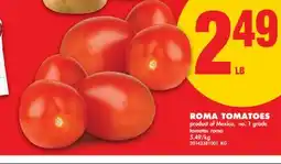 No Frills ROMA TOMATOES offer