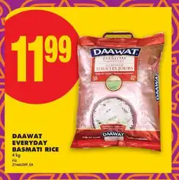 No Frills DAAWAT EVERYDAY BASMATI RICE offer