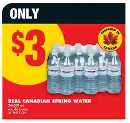 No Frills REAL CANADIAN SPRING WATER offer