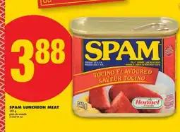 No Frills SPAM LUNCHEON MEAT offer