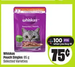 FreshCo Whiskas Pouch Singles 85 g elected Varieties offer