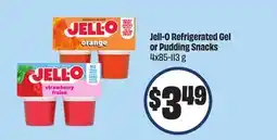 FreshCo Jell-O Refrigerated Gel or Pudding Snacks 4x85 offer