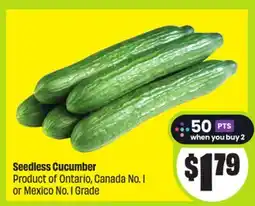 FreshCo Seedless Cucumber Product of Ontario, Canada No.1 or Mexico No. 1 Grade offer