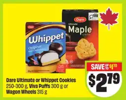 FreshCo Dare Ultimate or Whippet Cookies 250-300 g Viva Puffs 300 g or Wagon Wheel 315 g offer