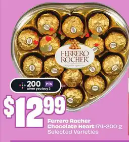 FreshCo Ferrero Rocher Chocolate Heart 174-200 g Selected Varieties offer