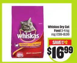 FreshCo Whiskas Dry Cat Food offer