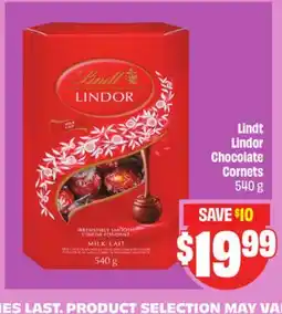 FreshCo Lindt Lindor Chocolate Cornets offer