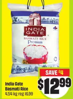 FreshCo India Gate Basmati Rice 4.54 kg - Ramadan offer