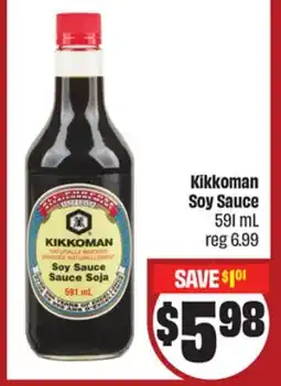 FreshCo Kikkoman Soy Sauce 591 mL - LNY offer