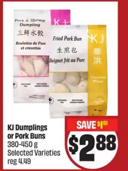 FreshCo KJ Dumplings or Pork Buns 380-450 g Selected Varieties - LNY offer