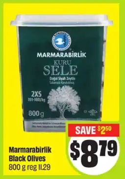 FreshCo Marmarabirlik Black Olives 800 g - Ramadan offer