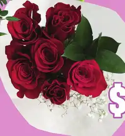FreshCo 6-Stem Roses With Greens & Baby's Breath offer