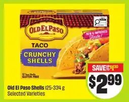 FreshCo Old El Paso Shells 125-334 g Selected Varieties offer