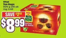 FreshCo Vital Tea Bags 604 g 216 pk - Ramadan offer