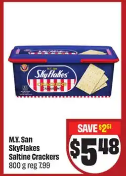 FreshCo M.Y. San SkyFlakes Saltine Crackers 800 g - LNY offer