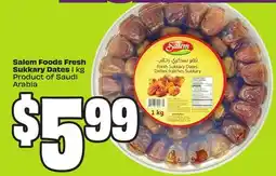 FreshCo Salem Foods Fresh Sukkary Dates 1 kg Product of Saudi Arabia offer