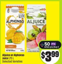 FreshCo Aljuice or Alphonso Juice 1.75 L Selected Varieties - Ramadan offer