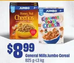 FreshCo General Mills Jumbo Cereal 825 g - 1.3 kg offer