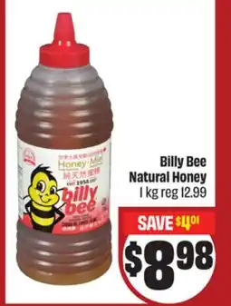 FreshCo Billy Bee Natural Honey 1 kg - LNY offer