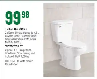 BMR TOILETTE  SOYO  offer