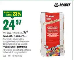 BMR COMPOSÉ  PLANIPATCH  offer