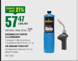 BMR ENSEMBLE DE TORCHE À LA DEMANDE offer