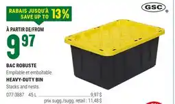 BMR BAC ROBUSTE offer