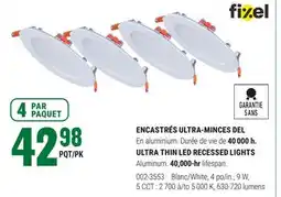 BMR ENCASTRÉS ULTRA-MINCES DEL offer