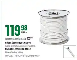 BMR CÂBLE ÉLECTRIQUE NMD90 offer