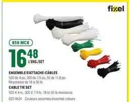 BMR ENSEMBLE D'ATTACHE-CÂBLES offer