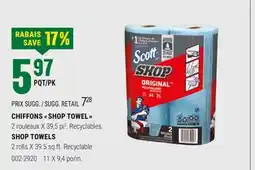 BMR CHIFFONS SHOP TOWEL offer