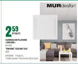BMR CARREAU DE PLAFOND ENCORE offer