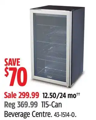 Canadian Tire MASTER Chef 115-Can Beverage Centre offer