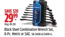 Canadian Tire Mastercraft Black Steel Combination Wrench Set, 8-Pc offer