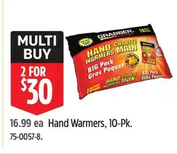 Canadian Tire Hand Warmers offer