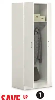 Canadian Tire Sauder 2-Door Wardrobe offer