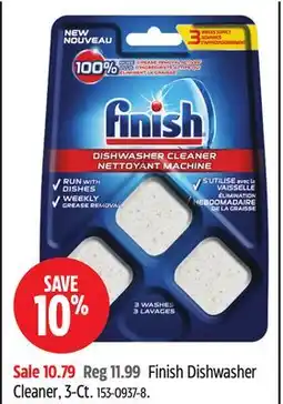 Canadian Tire Finish Dishwasher Cleaner offer