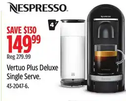 Canadian Tire Vertuo Plus Deluxe Single Serve offer