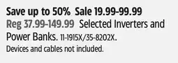 Canadian Tire Bluehive Selected Inverters and Power Banks offer