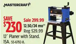 Canadian Tire 12˝ Planer with Stand. 15A offer