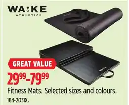 Canadian Tire WA:KE Fitness Mats offer