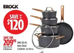 Canadian Tire THE ROCK PRO 10-Pc Non-Stick Cookset offer