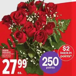 Metro PREMIUM DOZEN ROSES 12 WITH BABY'S BREATH AND offer