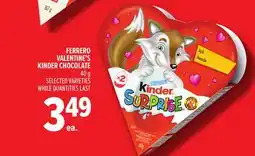 Metro FERRERO VALENTINE'S KINDER CHOCOLATE offer