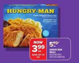 Metro HUNGRY-MAN MEALS offer