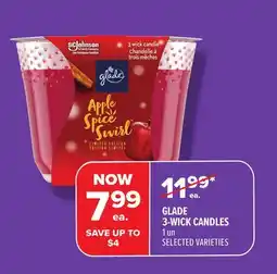 Metro GLADE 3-WICK CANDLES offer