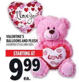 Metro VALENTINE'S BALLOONS AND PLUSH offer