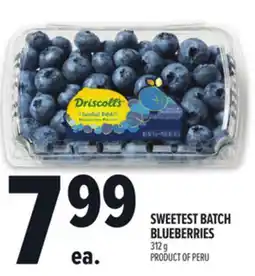 Metro DRISCOLL'S SWEETEST BATCH BLUEBERRIES offer