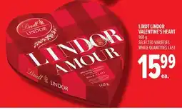 Metro LINDT LINDOR VALENTINE'S HEART offer